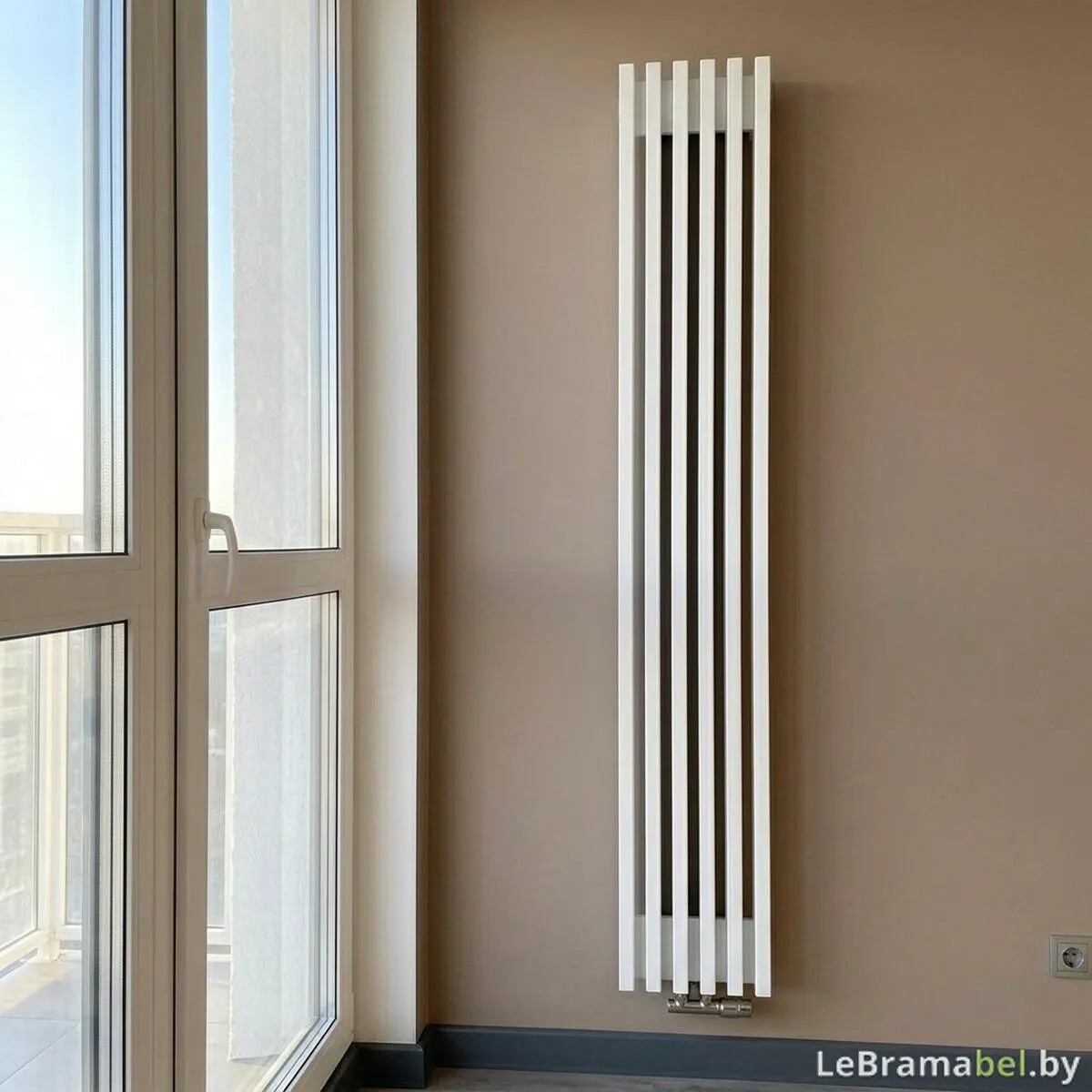 Белый радиатор LeBrama Grande 1900×6